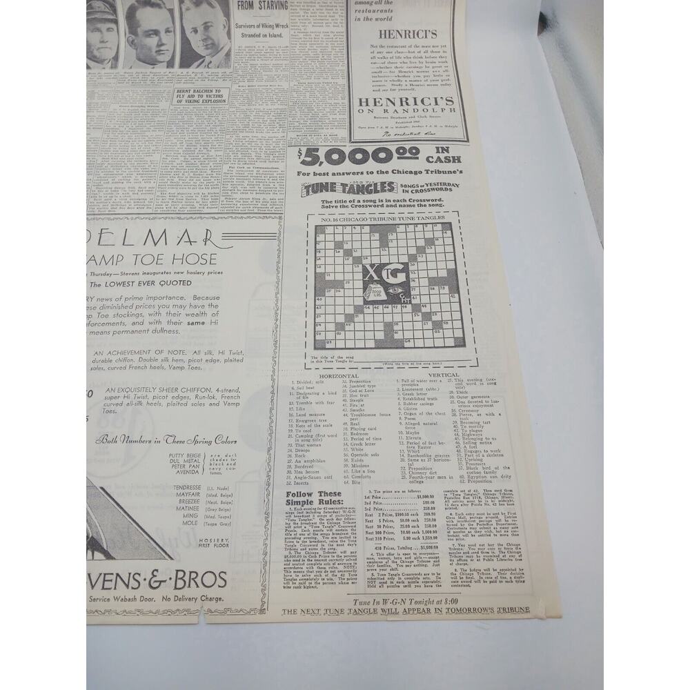 1931 Chicago Tribune Wyle Hat Co Ad Dr Paul Pearson Capt Abram Kean Jr A Penrod - Picture 10 of 12